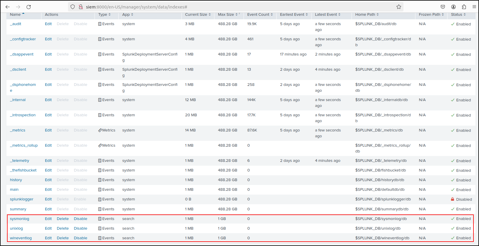 splunk addons configuration step 56