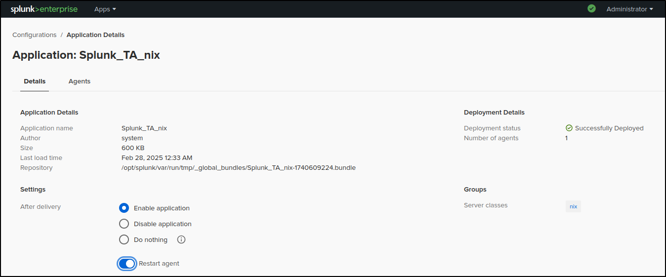 linux addon configuration step 63